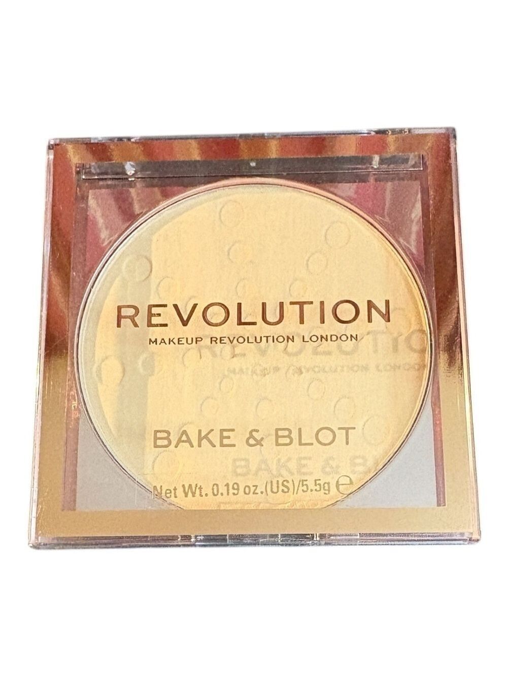 Makeup Revolution Bake & Blot Powder in Banana NEW